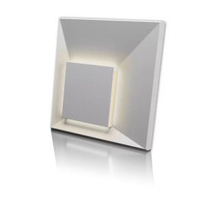 Гипсовая 3D панель Artpole MALEVICH LED platinum (тёплый свет, мат)