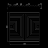 Гипсовая 3D панель Artpole VECTOR 2