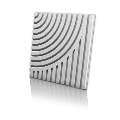 Гипсовая 3D панель Artpole VECTOR 3 platinum (мат)