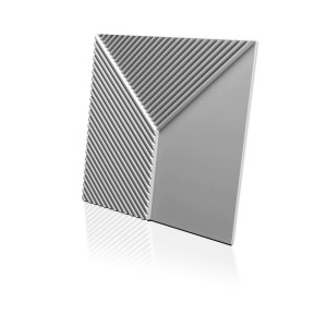 Гипсовая 3D панель Artpole ARCHIMEDE 3 platinum (мат)