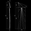 Гипсовый светильник Artpole OBSIDIO Right (теплый свет)