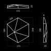 Гипсовая 3D панель Artpole CUBE-Ex2