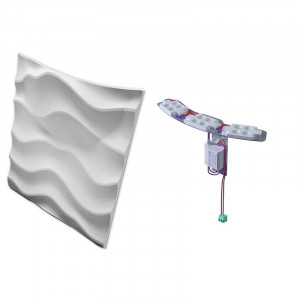 Гипсовая 3D панель Artpole SANDY 2 LED (White)