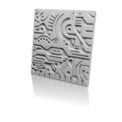 Гипсовая 3D панель Artpole EX-MACHINA B