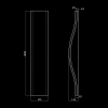 Гипсовая 3D панель Artpole SURF platinum (мат)